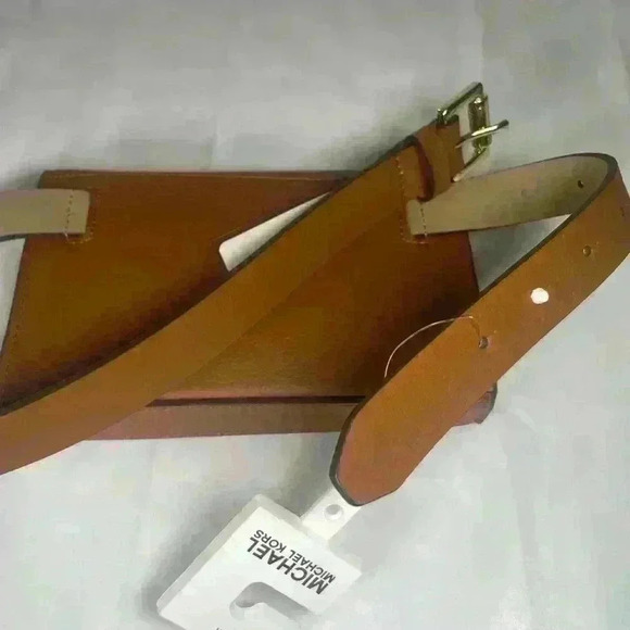 MICHAEL Michael Kors Brown Leather Waist Belt Bag s/m - Picture 7 of 10